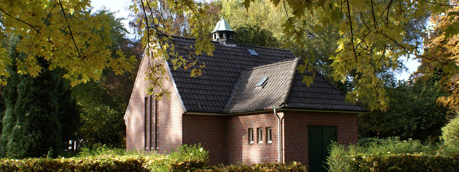 Die alte Kapelle auf den Finkenwerder Friedhof