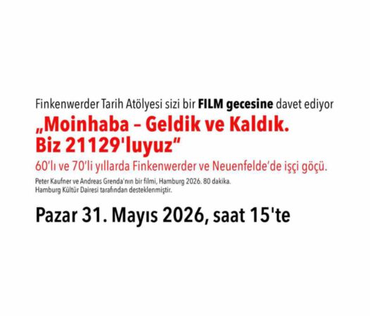 FILM gecesine davet ediyor „Moinhaba – Geldik ve Kaldık. Biz 21129’luyuz“
