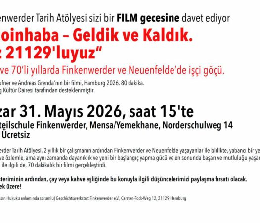 FILM gecesine davet ediyor „Moinhaba – Geldik ve Kaldık. Biz 21129’luyuz“